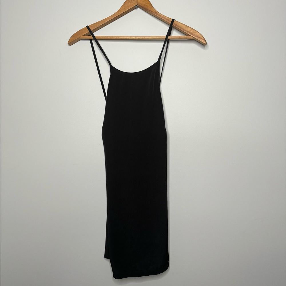 URBAN OUTFITTERS BLACK SLIP DRESS